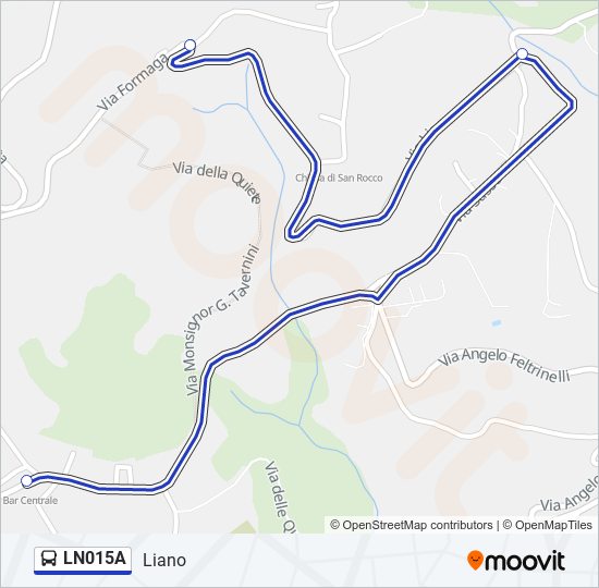 LN015A bus Line Map