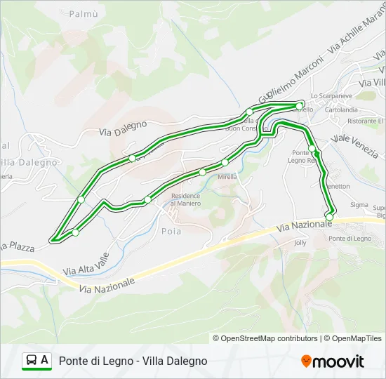 A Bus Line Map