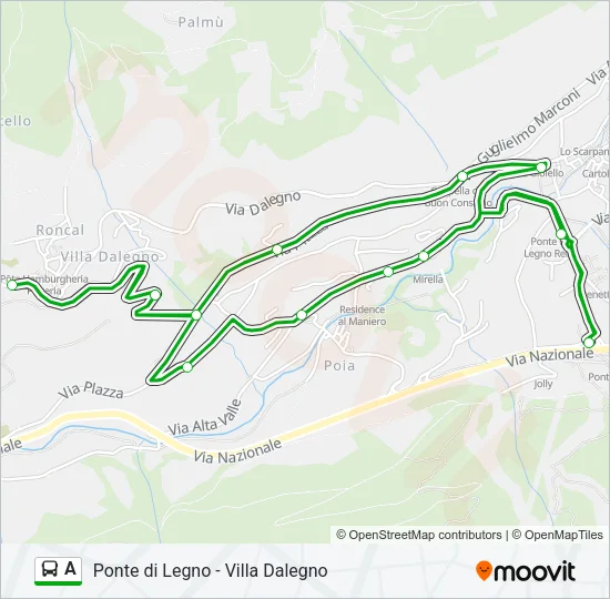 A Bus Line Map