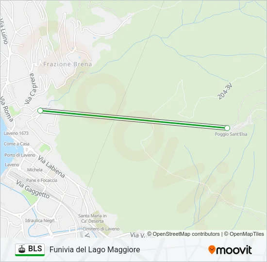 BLS Gondola Line Map