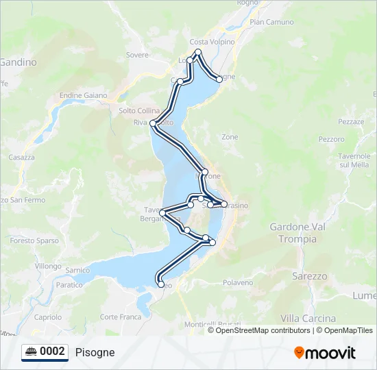 0002 Ferry Line Map