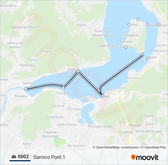 0002 Ferry Line Map