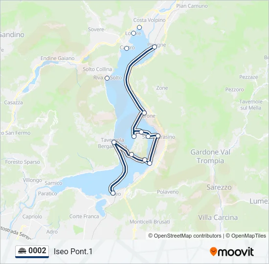 0002 Ferry Line Map