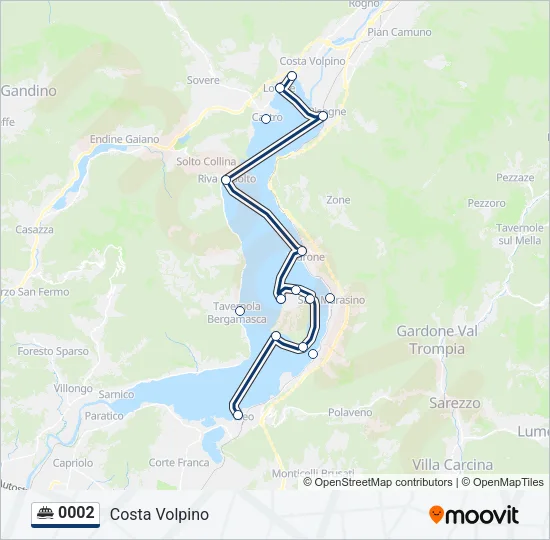 0002 Ferry Line Map