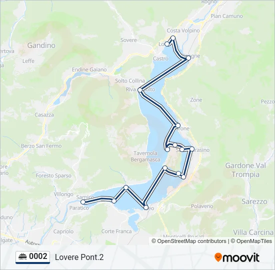 0002 Ferry Line Map