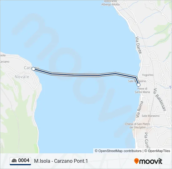 0004 Ferry Line Map