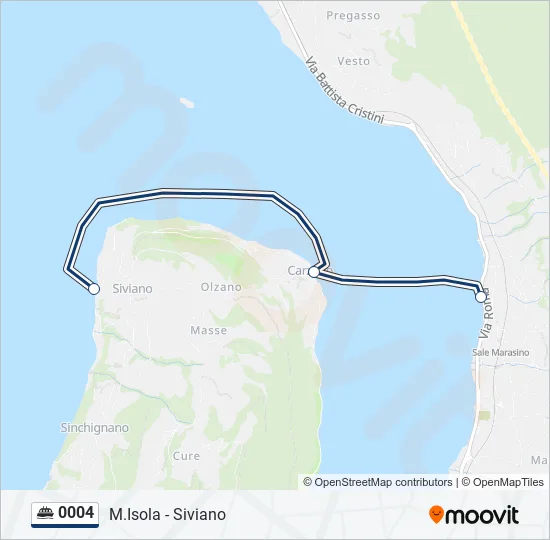 0004 Ferry Line Map
