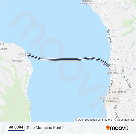 0004 Ferry Line Map