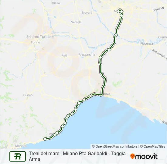 R  Line Map