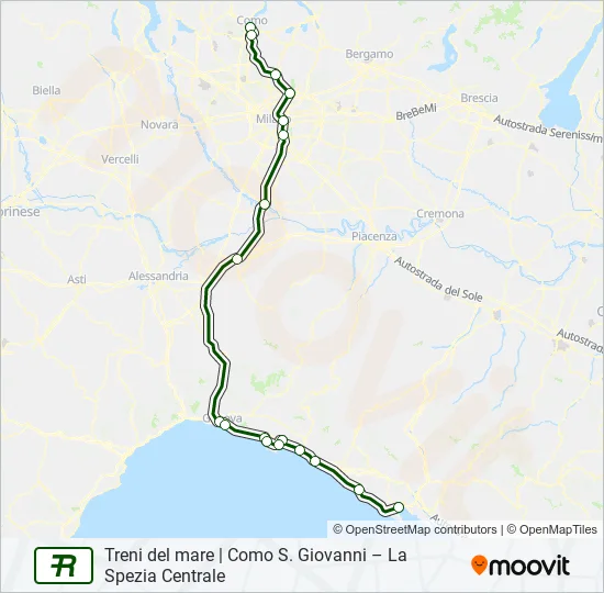 R  Line Map