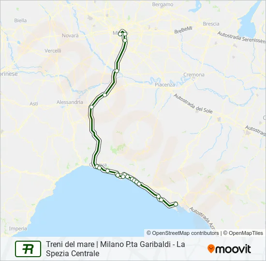 R  Line Map