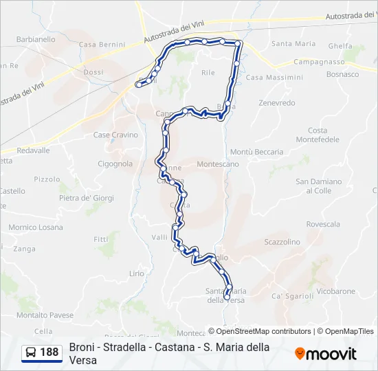 188  Line Map