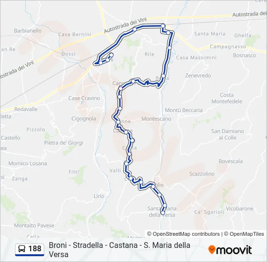188  Line Map