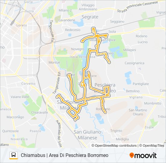 CHIAMABUS bus Line Map