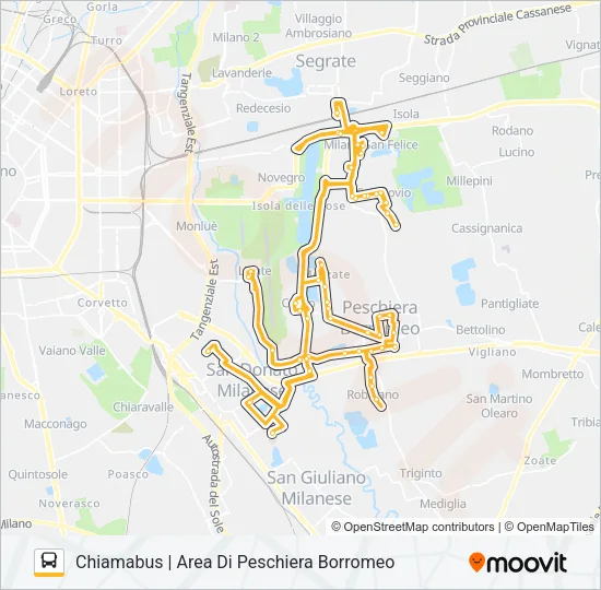 CHIAMABUS Bus Line Map