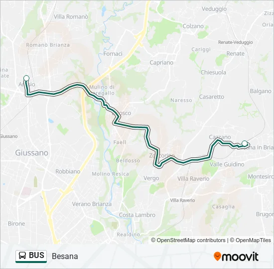 BUS  Line Map