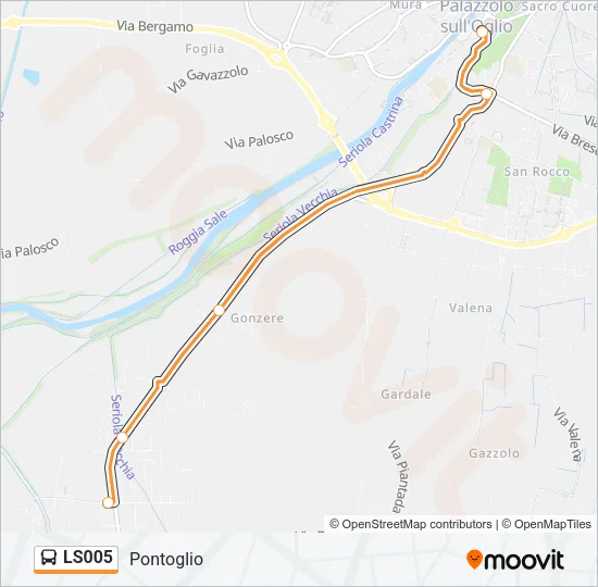 LS005 Bus Line Map