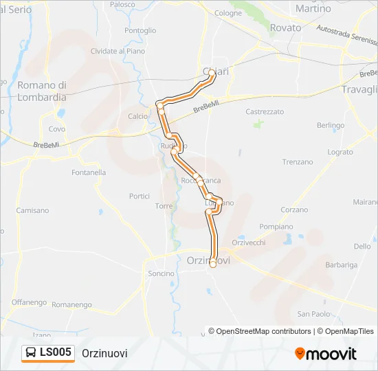 LS005 Bus Line Map