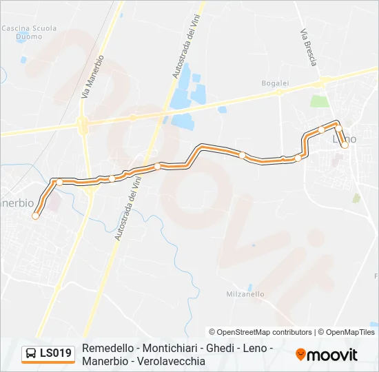 LS019 Bus Line Map