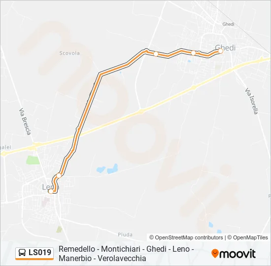 LS019 Bus Line Map