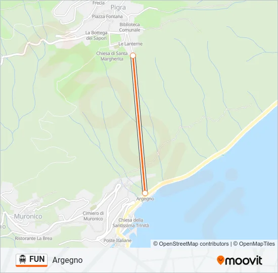 FUN Cable Car Line Map