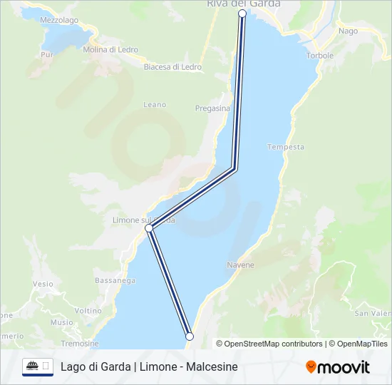 ⛴ Ferry Line Map