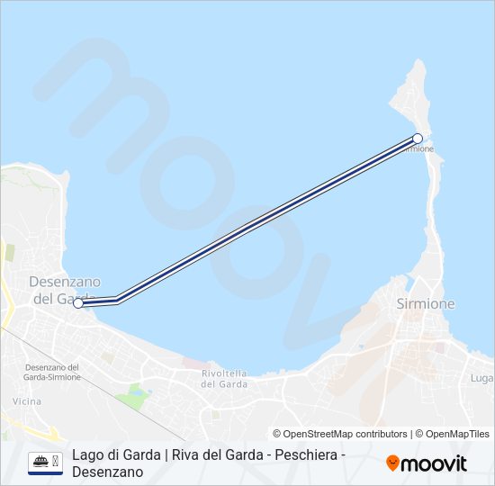 Percorso linea navigazione ⛴