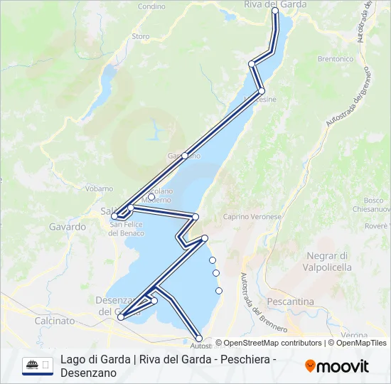 ⛴ Ferry Line Map
