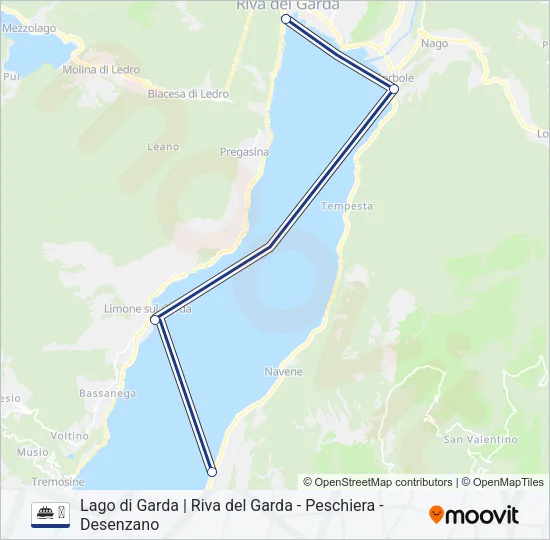 ⛴ Ferry Line Map
