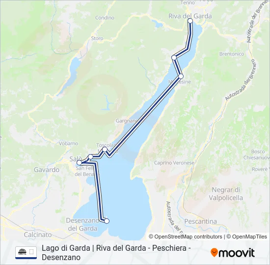 ⛴ Ferry Line Map