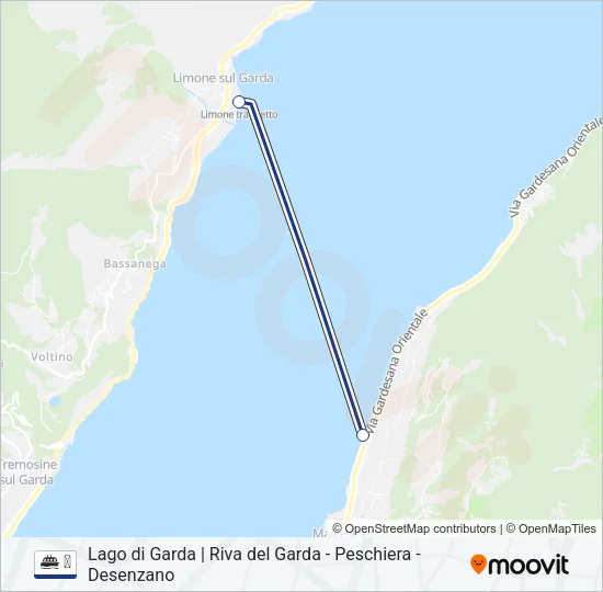⛴ Ferry Line Map
