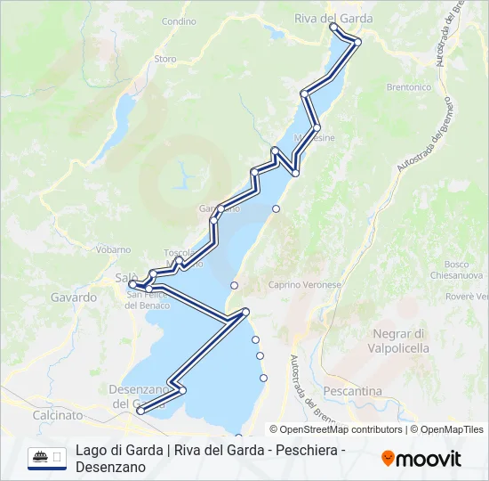 ⛴ Ferry Line Map