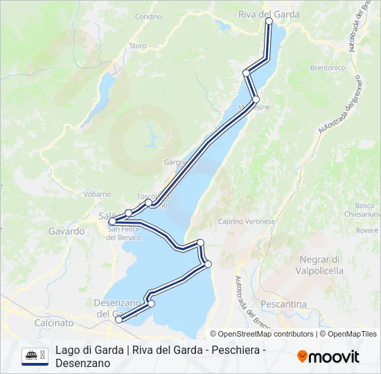 ⛴ Ferry Line Map