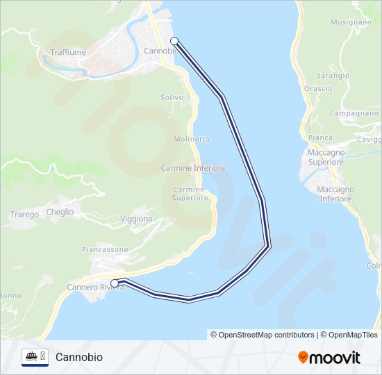 Percorso linea navigazione ⛴