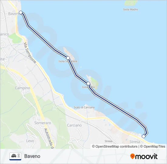 ⛴ Ferry Line Map