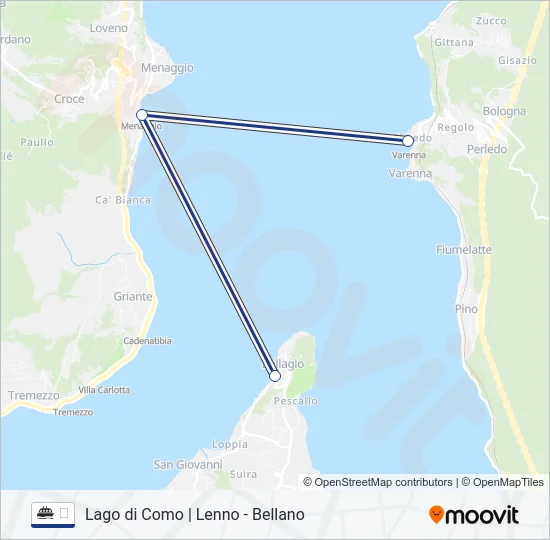 ⛴ Ferry Line Map