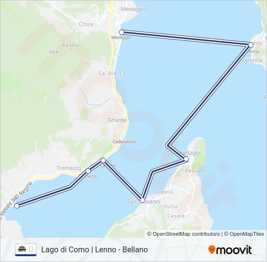 ⛴ Ferry Line Map