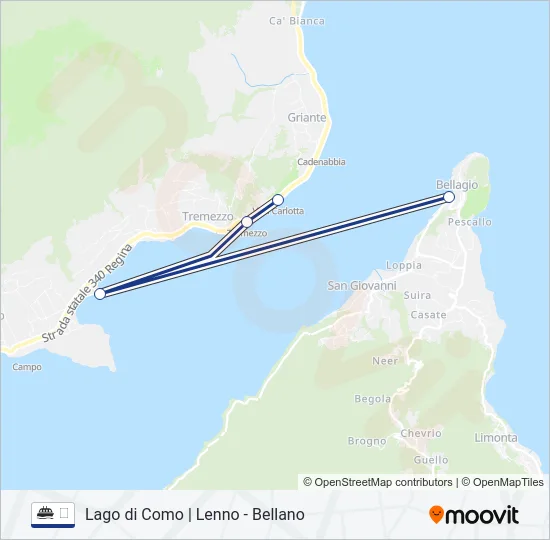 ⛴ Ferry Line Map
