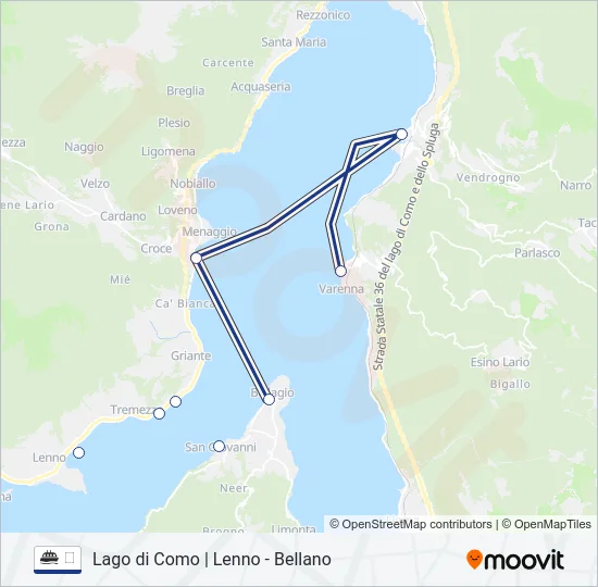 ⛴ Ferry Line Map
