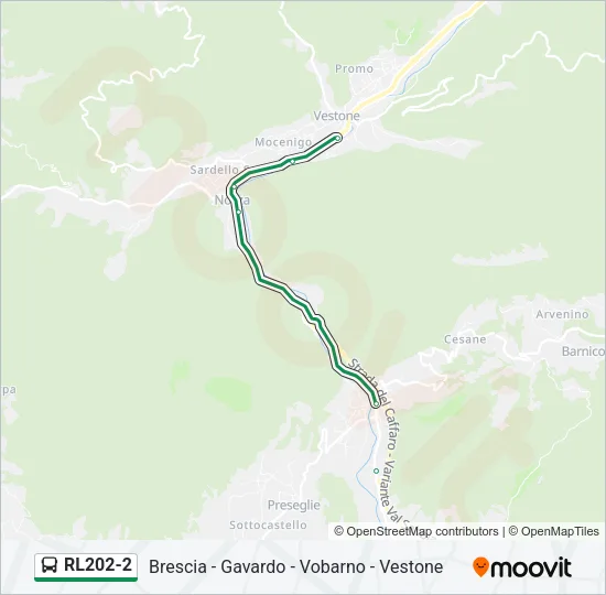 RL202-2 Bus Line Map