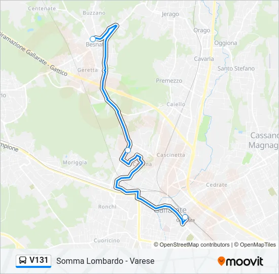 V131  Line Map