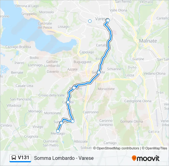 V131  Line Map