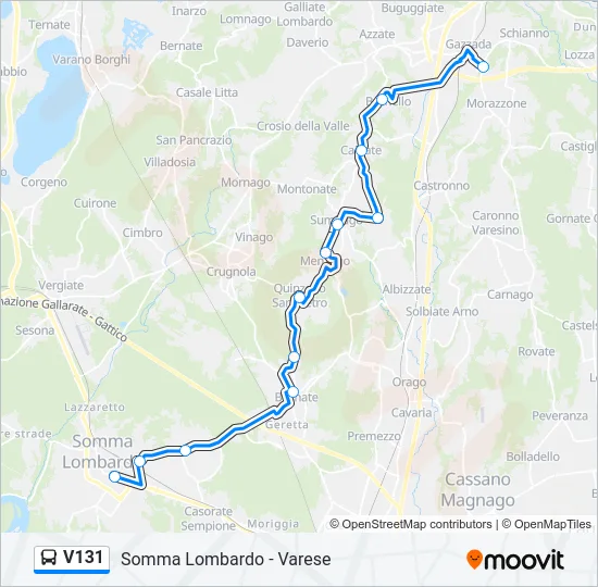V131  Line Map