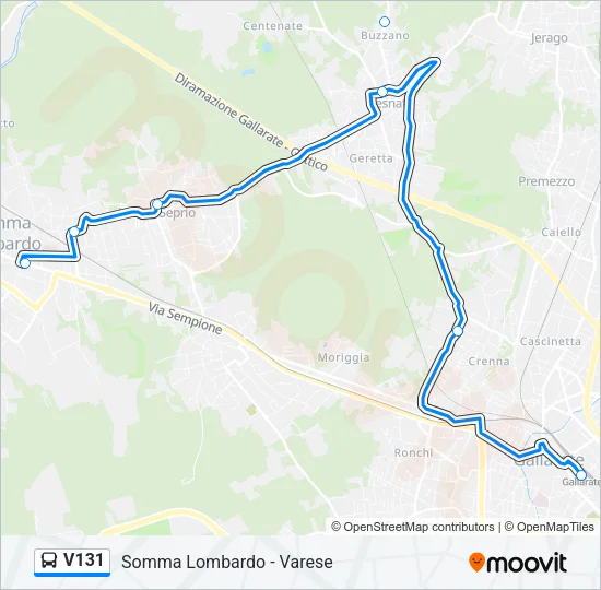 V131  Line Map