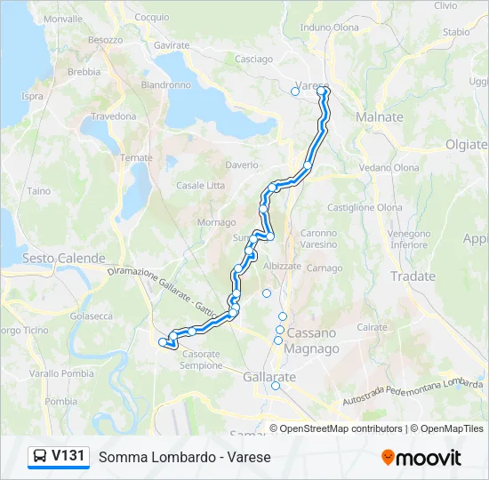 V131  Line Map