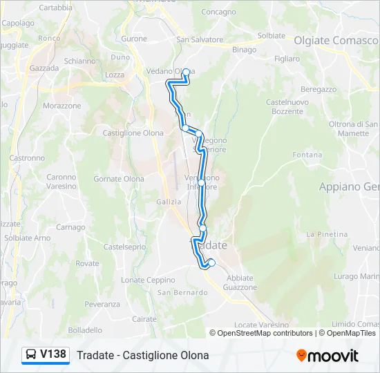 V138  Line Map