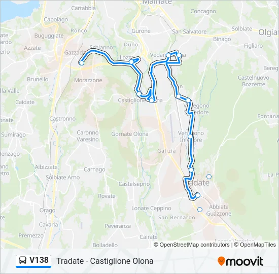 V138  Line Map