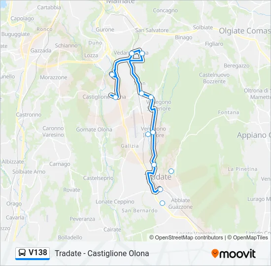 V138  Line Map