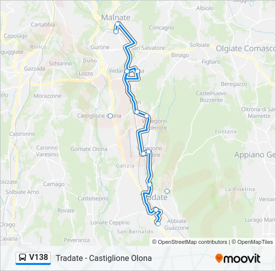 V138  Line Map