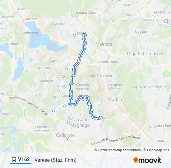 V162  Line Map